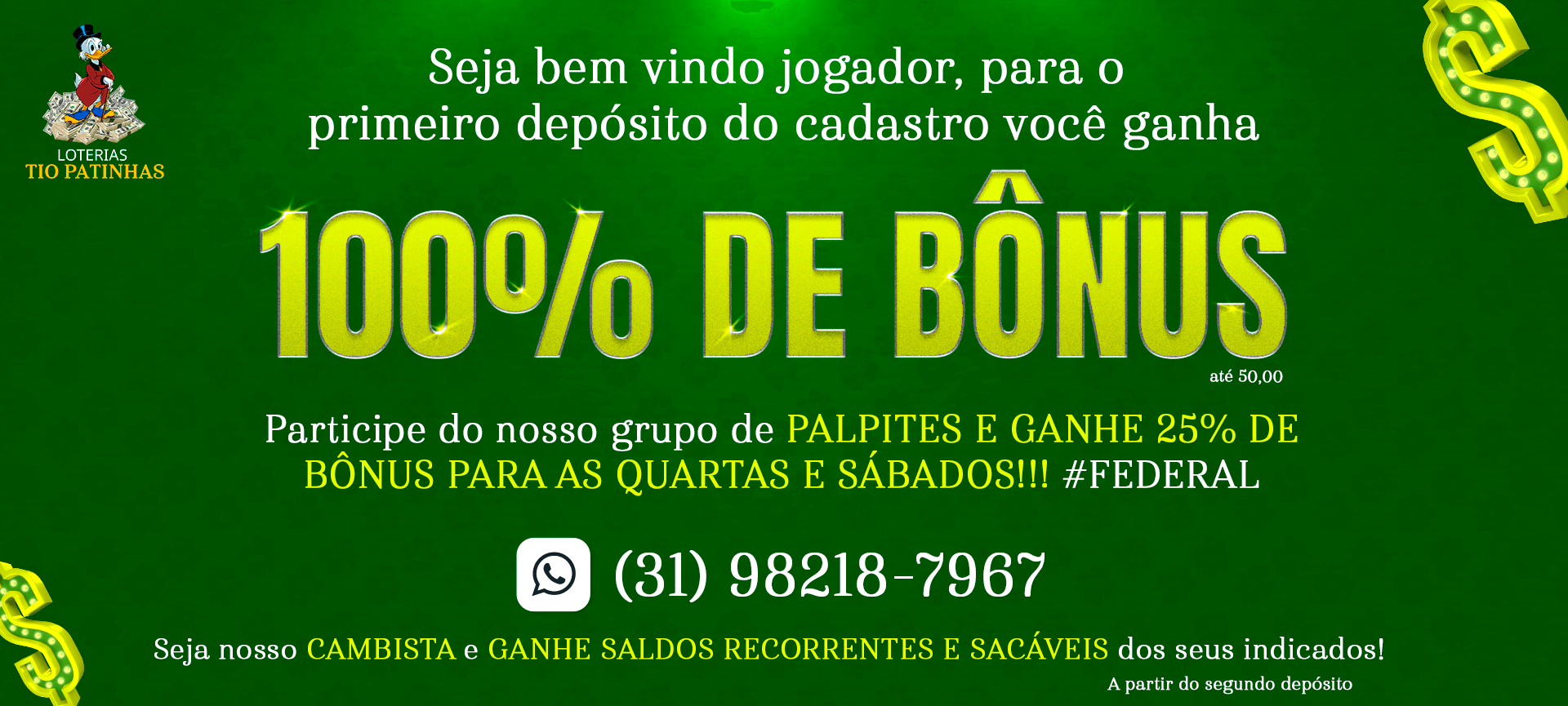 Banner depósito
